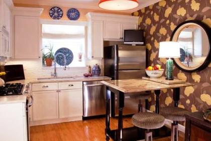 Фотографии современные обои для кухни Фотографии современные обои для кухни