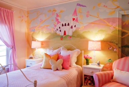 фотообои в детскую комнату для девочек