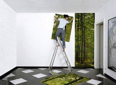 как клеить бумажные фотообои как клеить бумажные фотообои