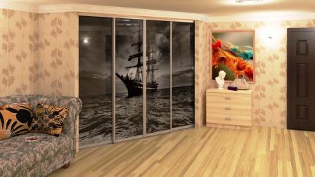 Выбираем шкаф-купе под обои